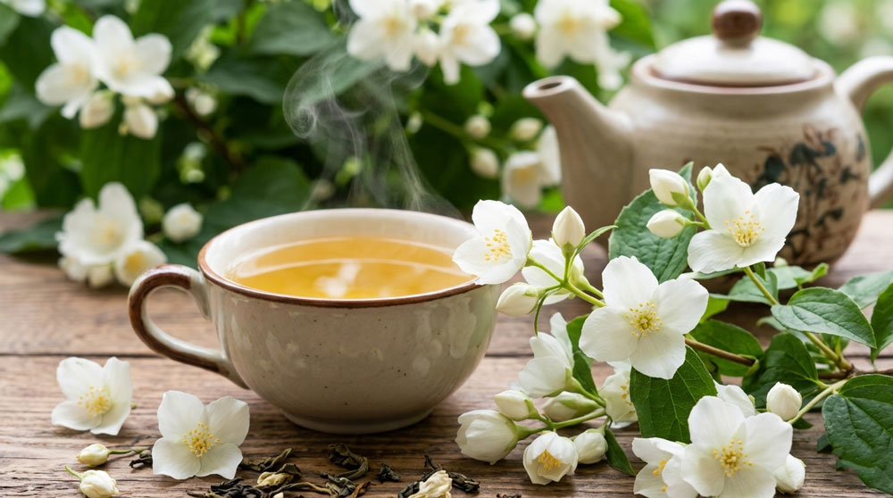 Cơ chế trà nhài giảm cân qua việc tăng cường trao đổi chất