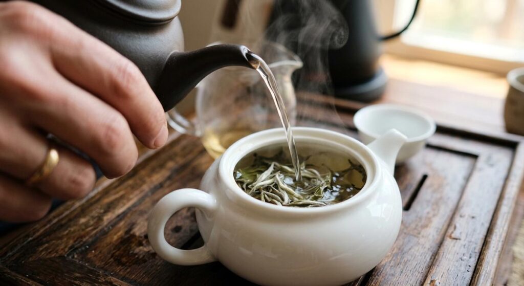 Kỹ thuật pha Trà Shan Tuyết Cổ Thụ chuẩn nghệ nhân