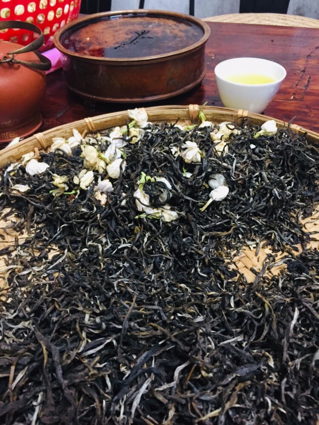 Trà Shan Tuyết Cổ Thụ ướp hoa nhài thanh khiết