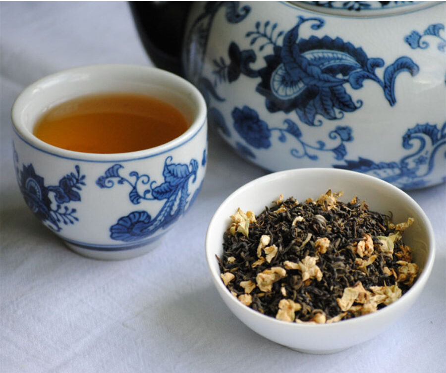 Trà xanh ướp hoa nhài