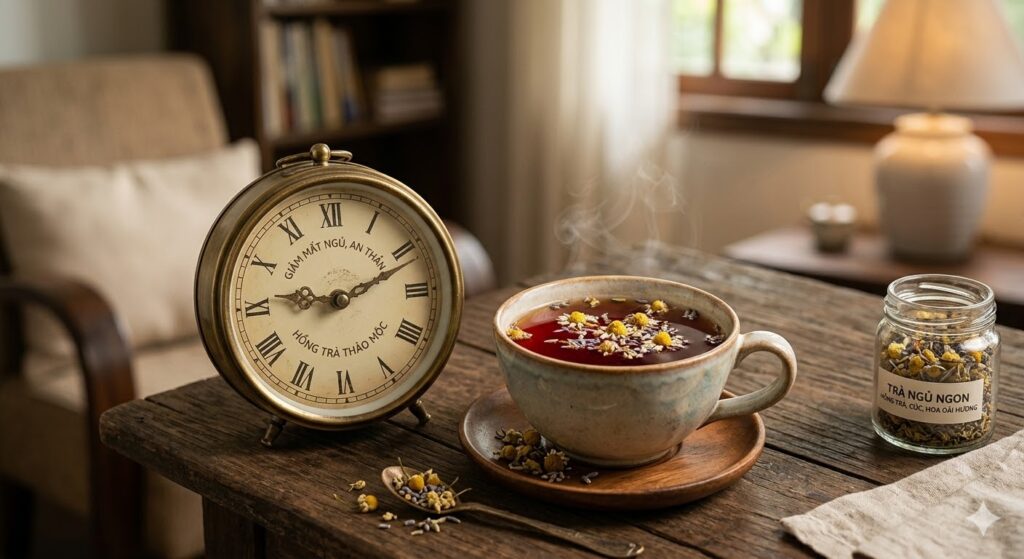 Cách uống hồng trà không gây mất ngủ bằng cách kết hợp thảo mộc